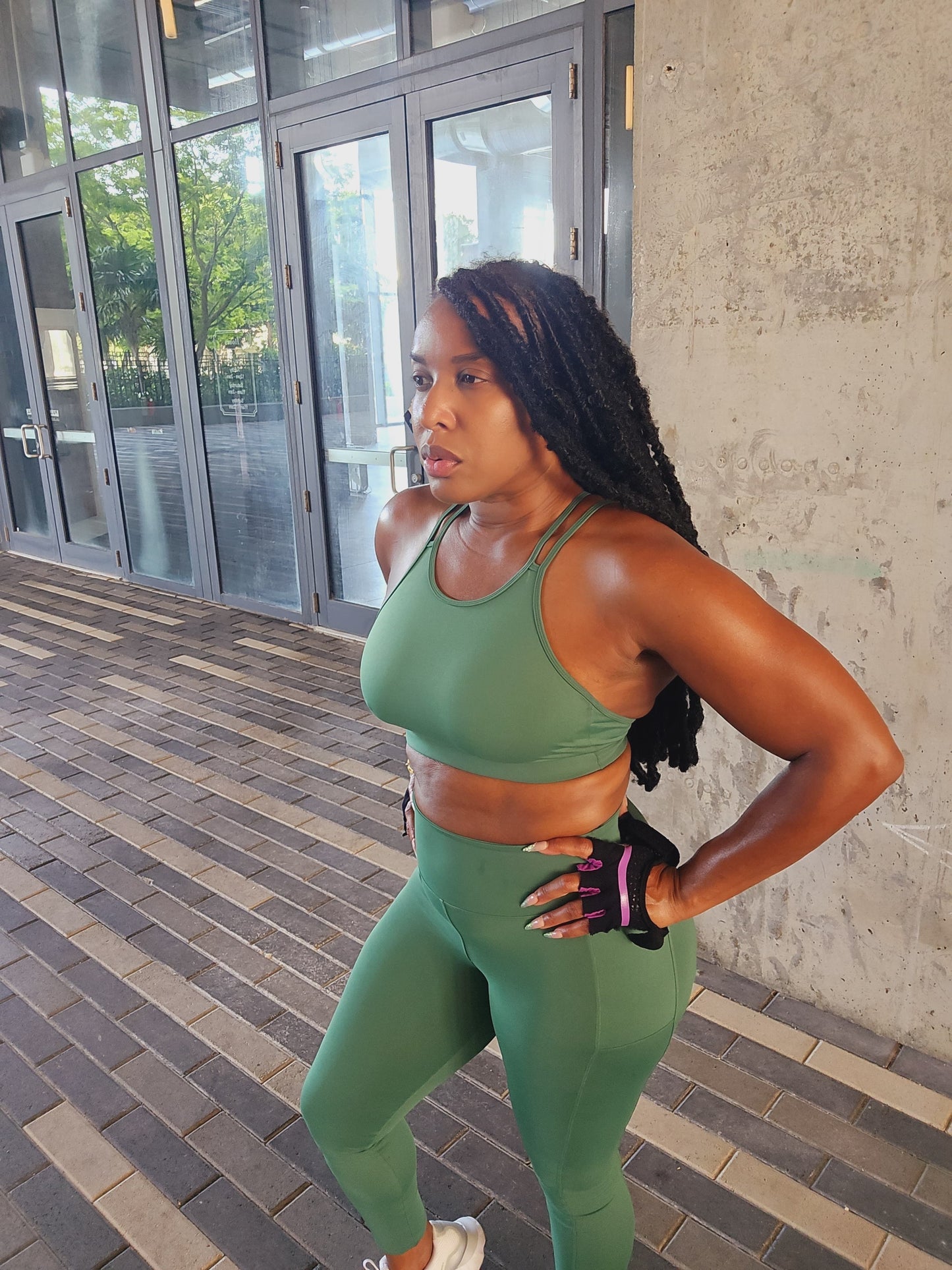 Green Ashley Bra