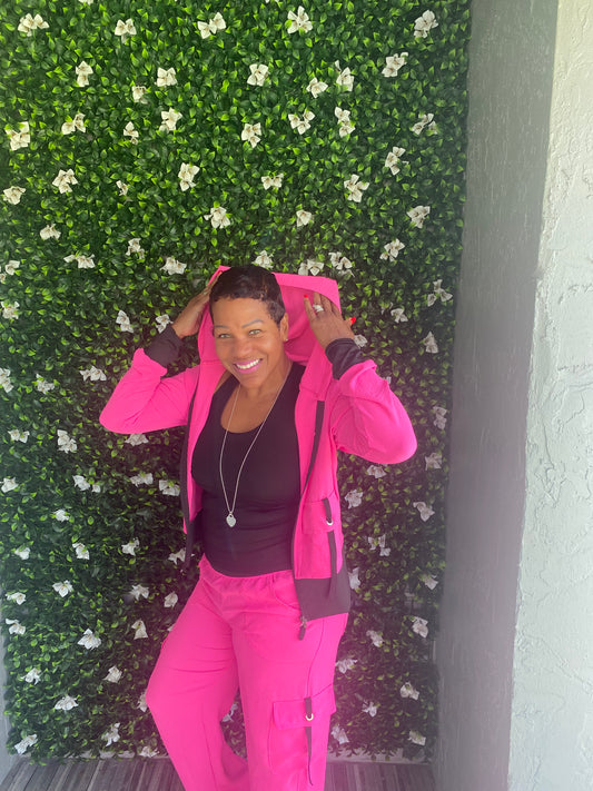 Miami Pink Cargo Jacket