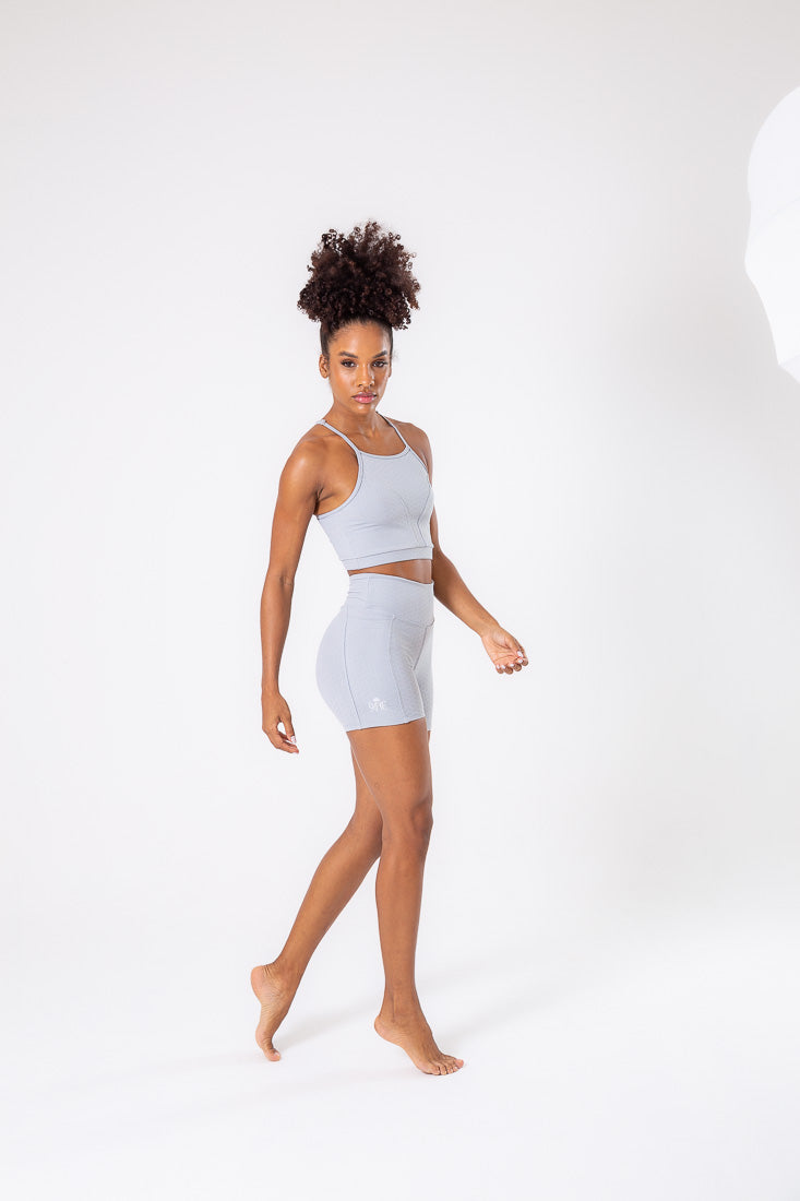 Grey Beehive Pocket Short
