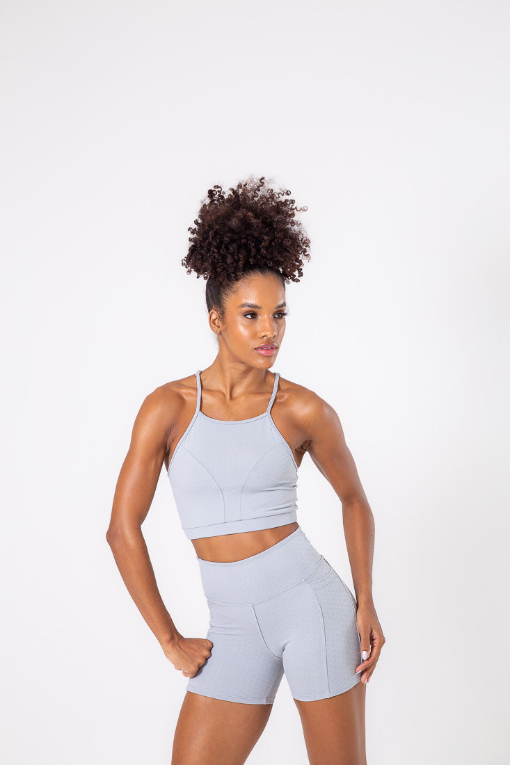 Grey Beehive Pocket Short