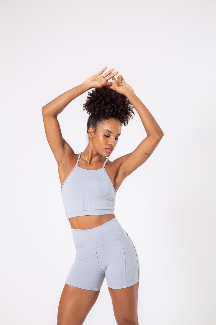 Grey Beehive Pocket Short