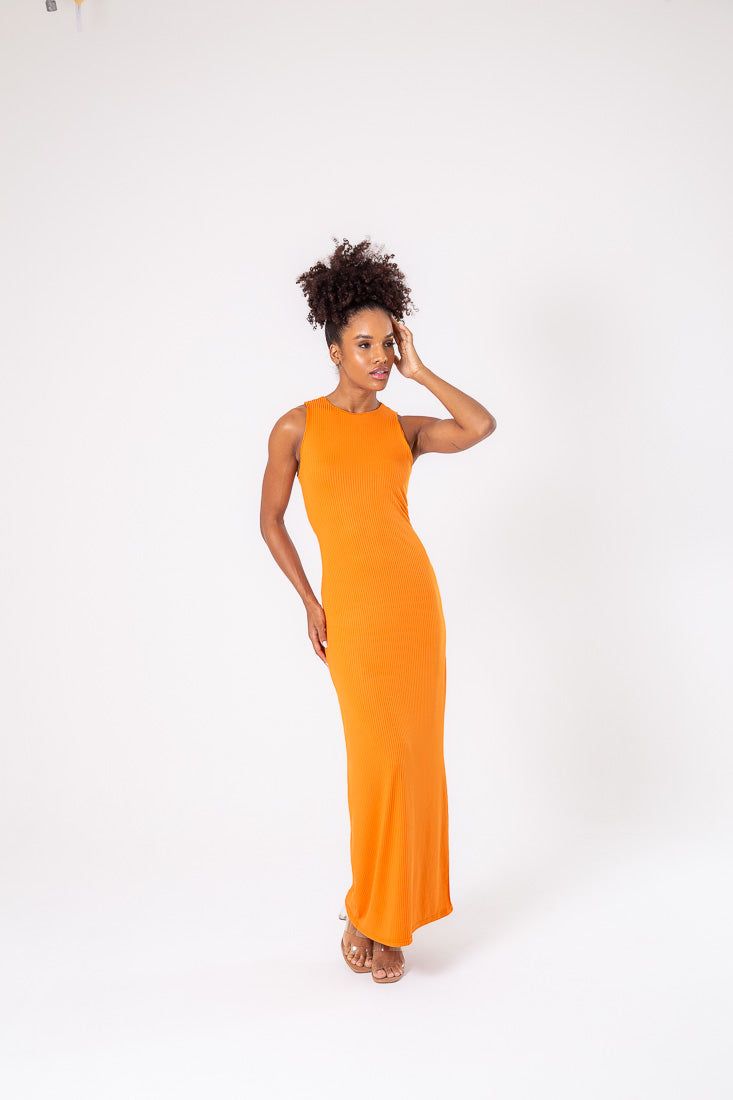Orange Maxi Dress