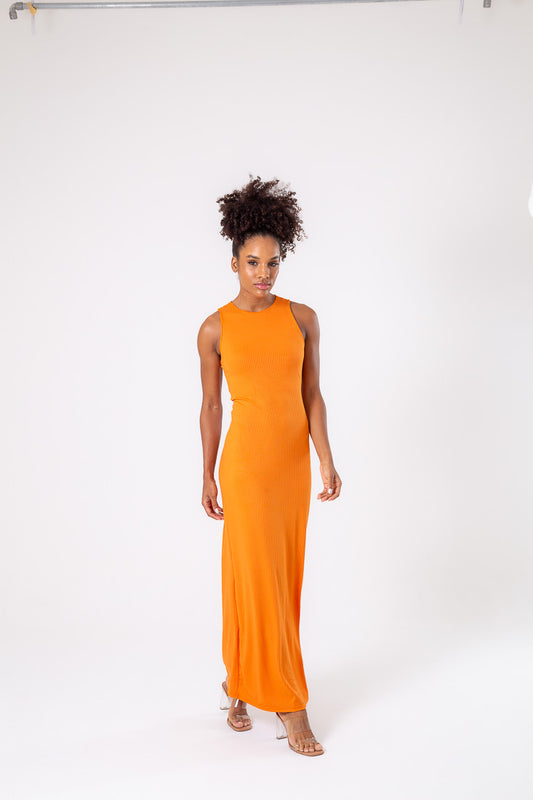 Orange Maxi Dress
