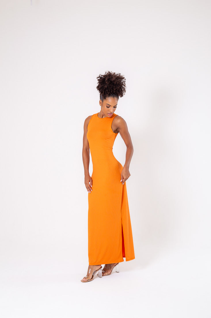Orange Maxi Dress