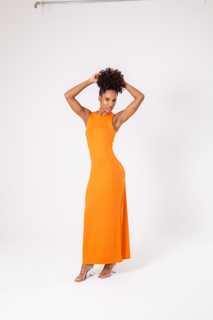 Orange Maxi Dress