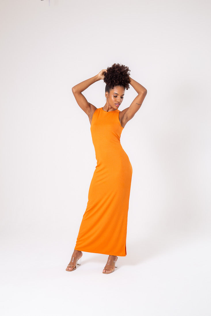 Orange Maxi Dress