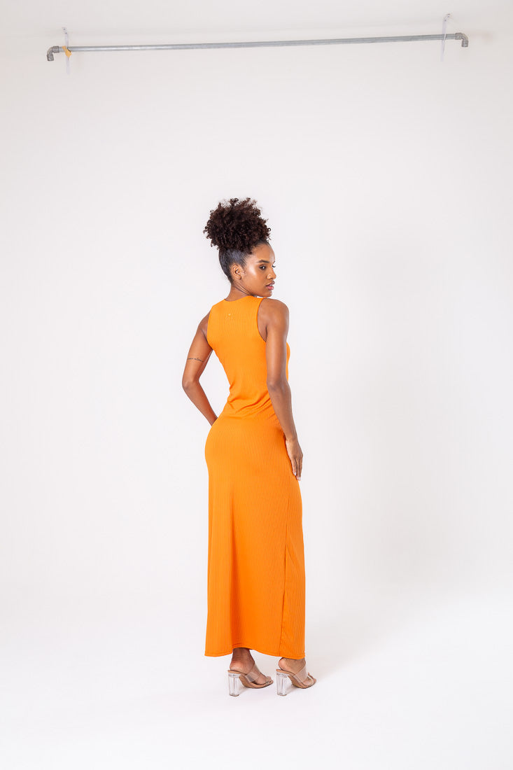 Orange Maxi Dress