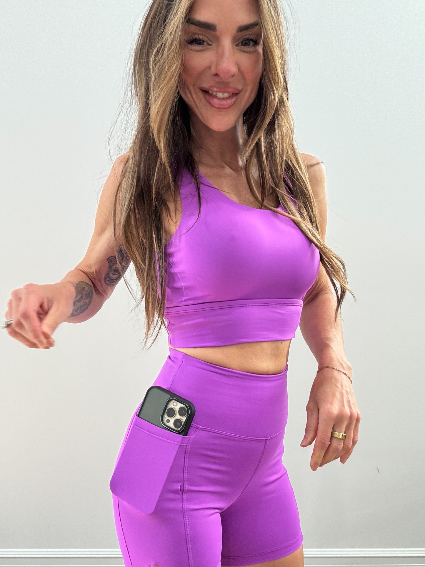 Purple Pocket Short