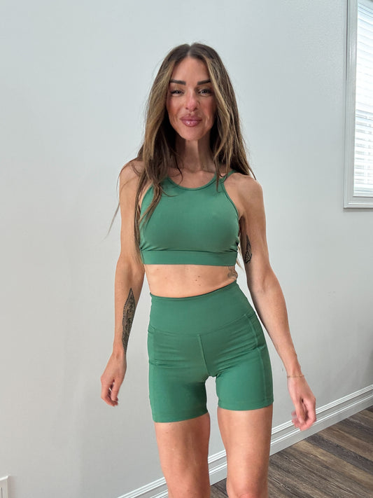 Green Pocket Short