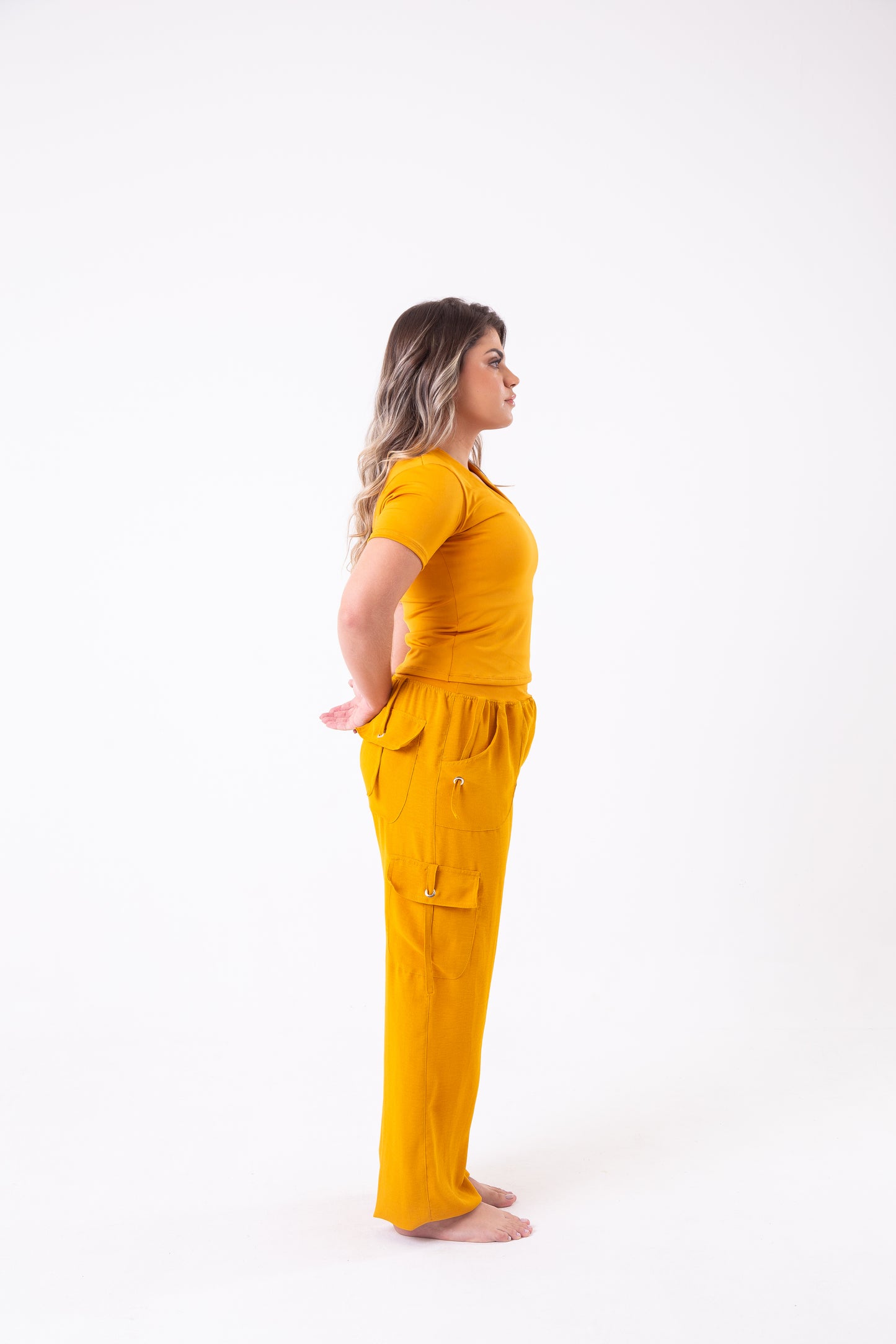 Mustard Cargo Pant