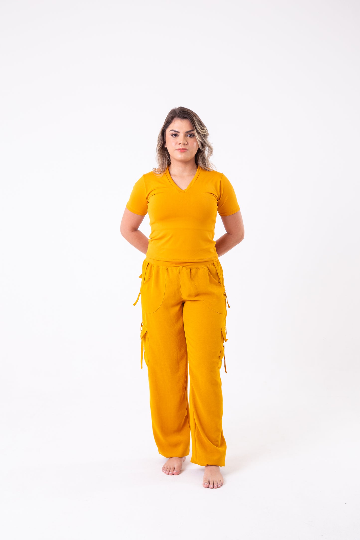 Mustard Cargo Pant