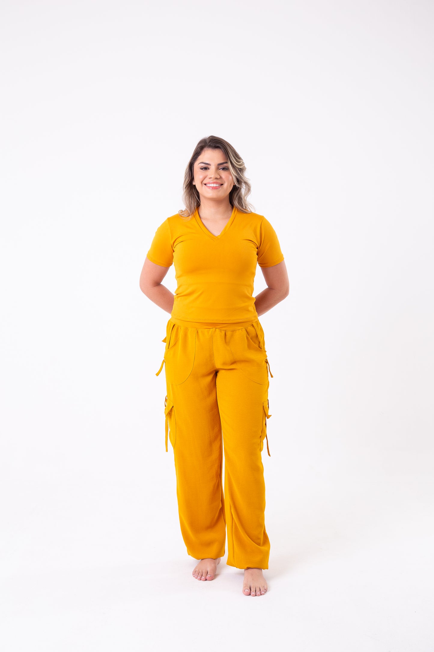 Mustard Cargo Pant
