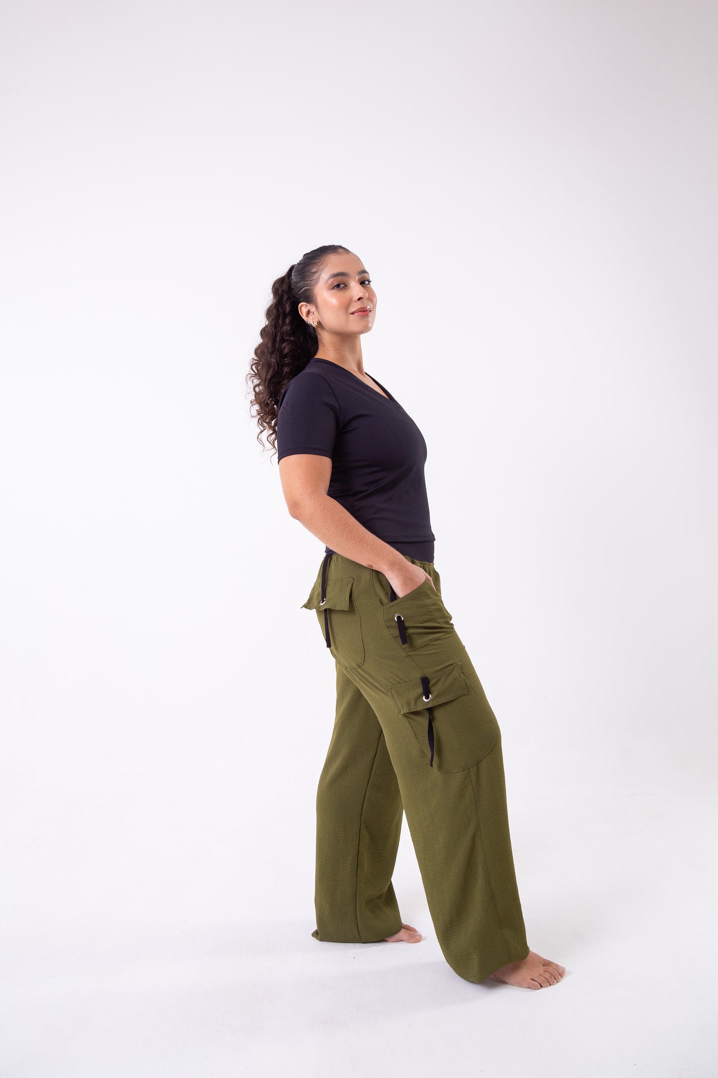 Olive Green Cargo Pant