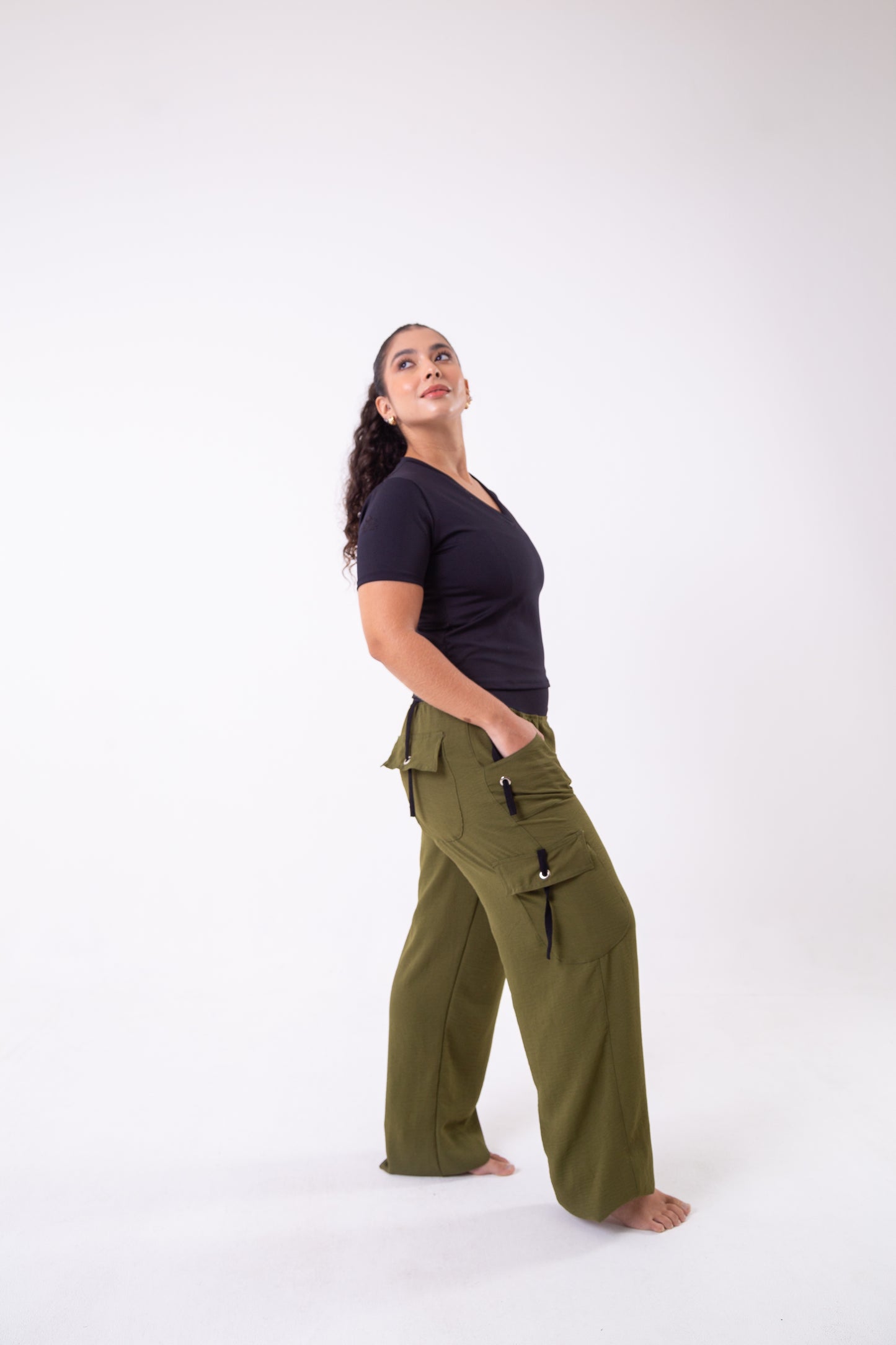 Olive Green Cargo Pant