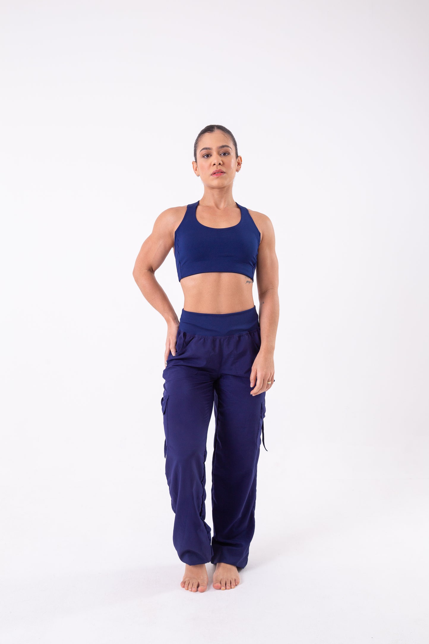 Navy Cargo Pant