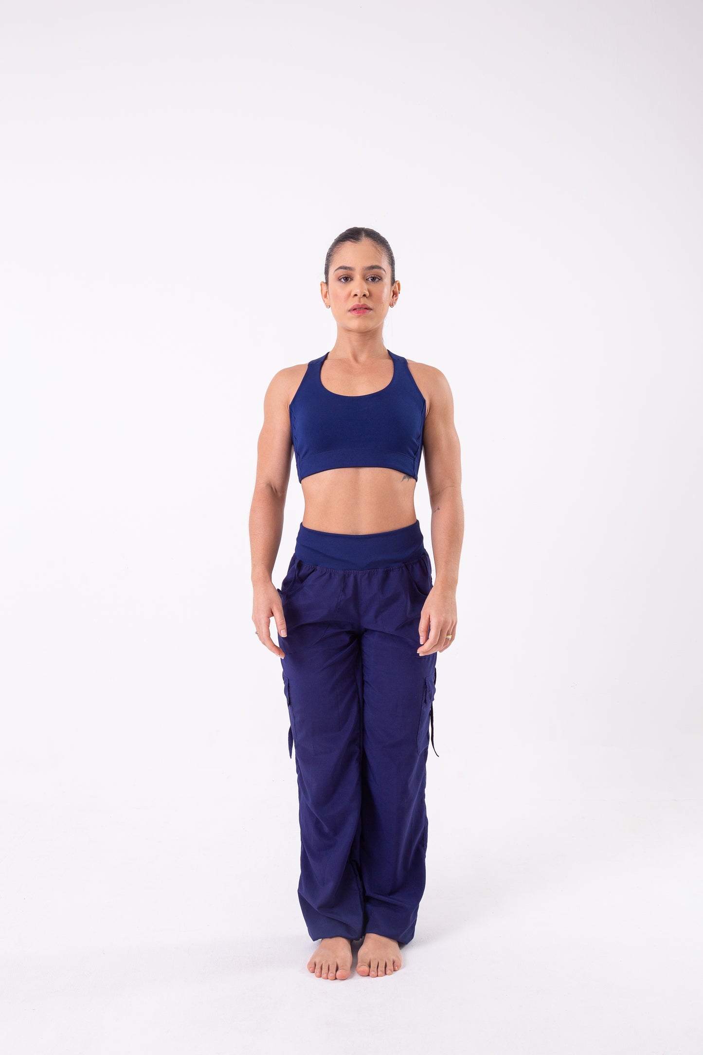 Navy Cargo Pant