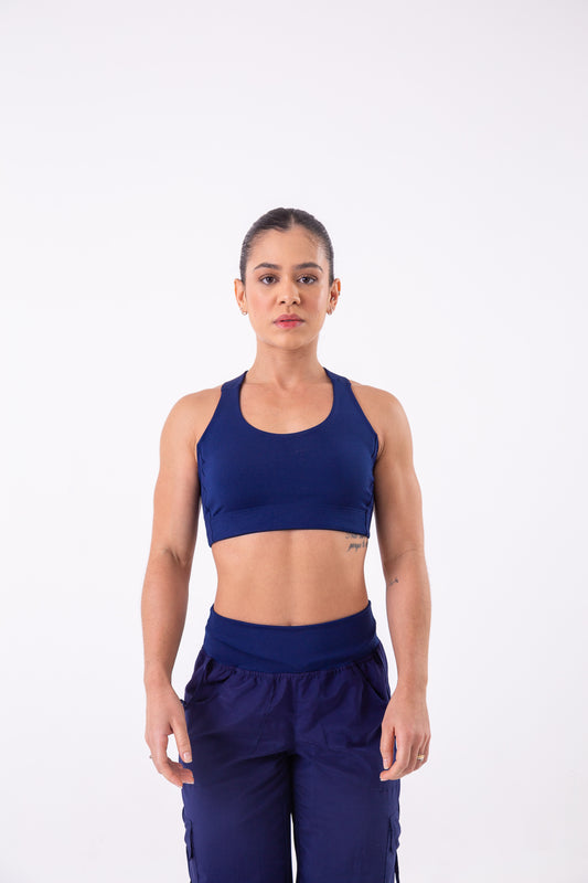 Navy Structured Bra