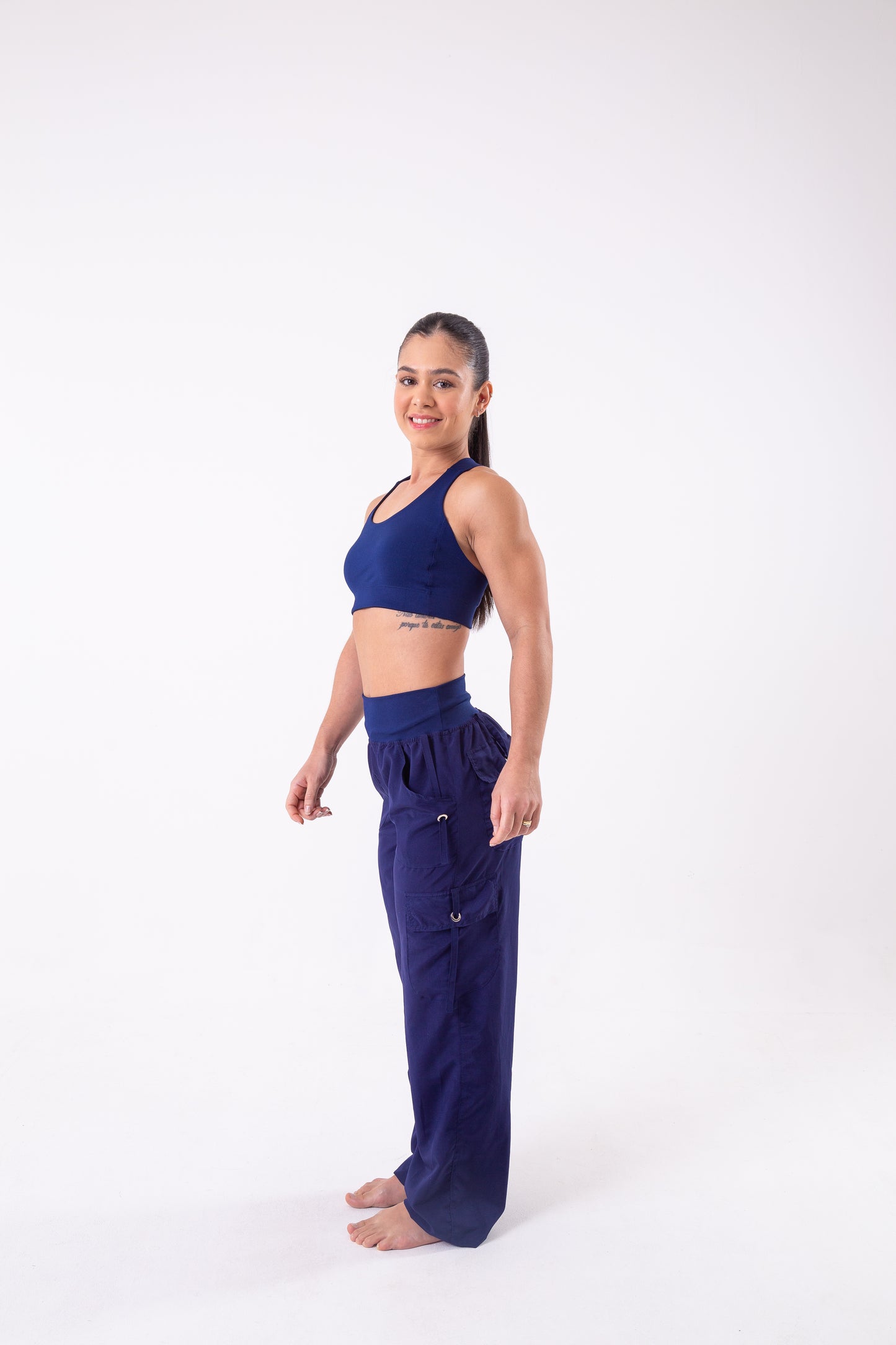Navy Cargo Pant
