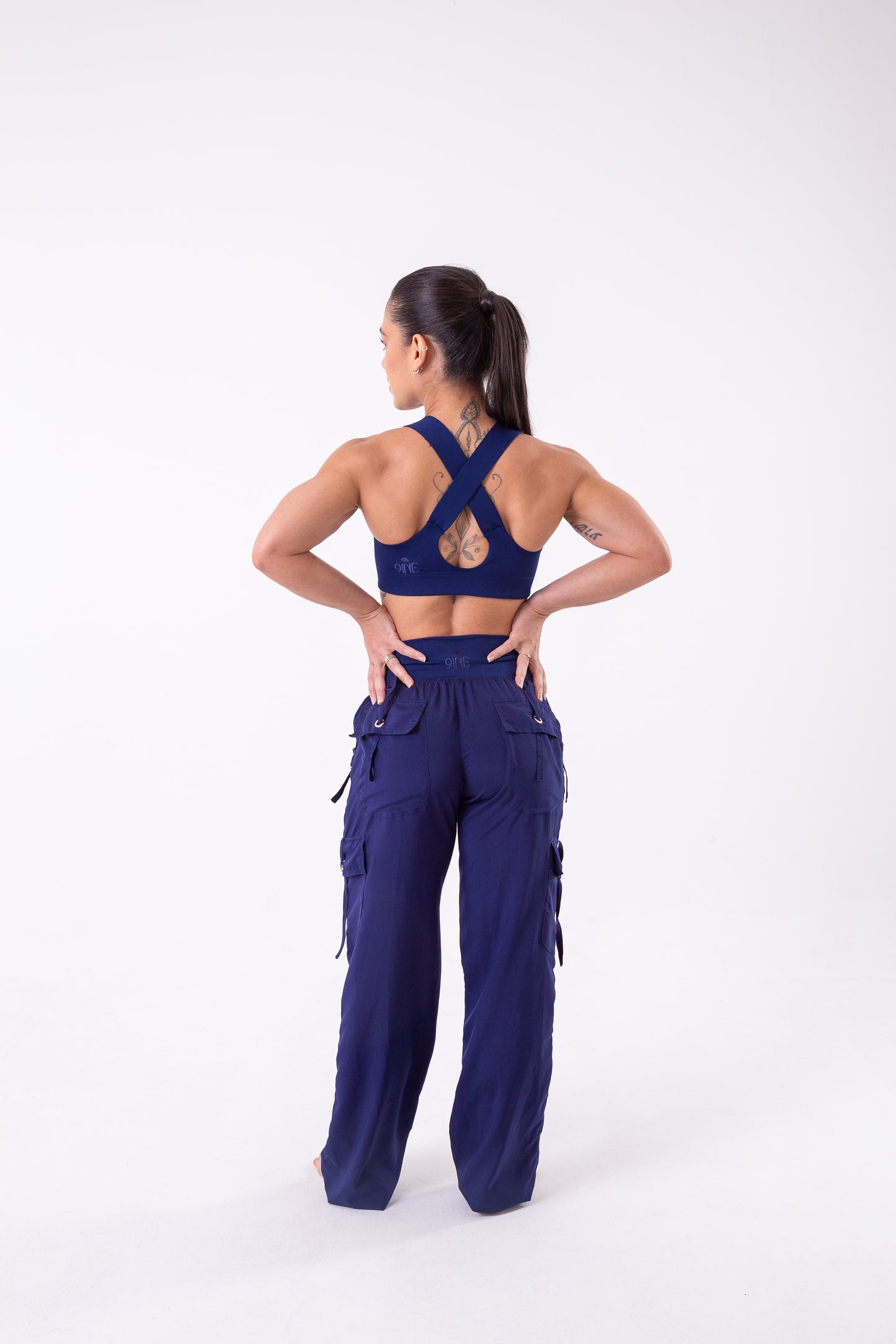 Navy Cargo Pant