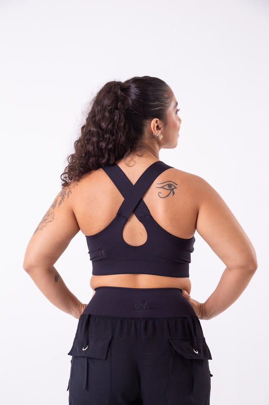 Black Structured Bra