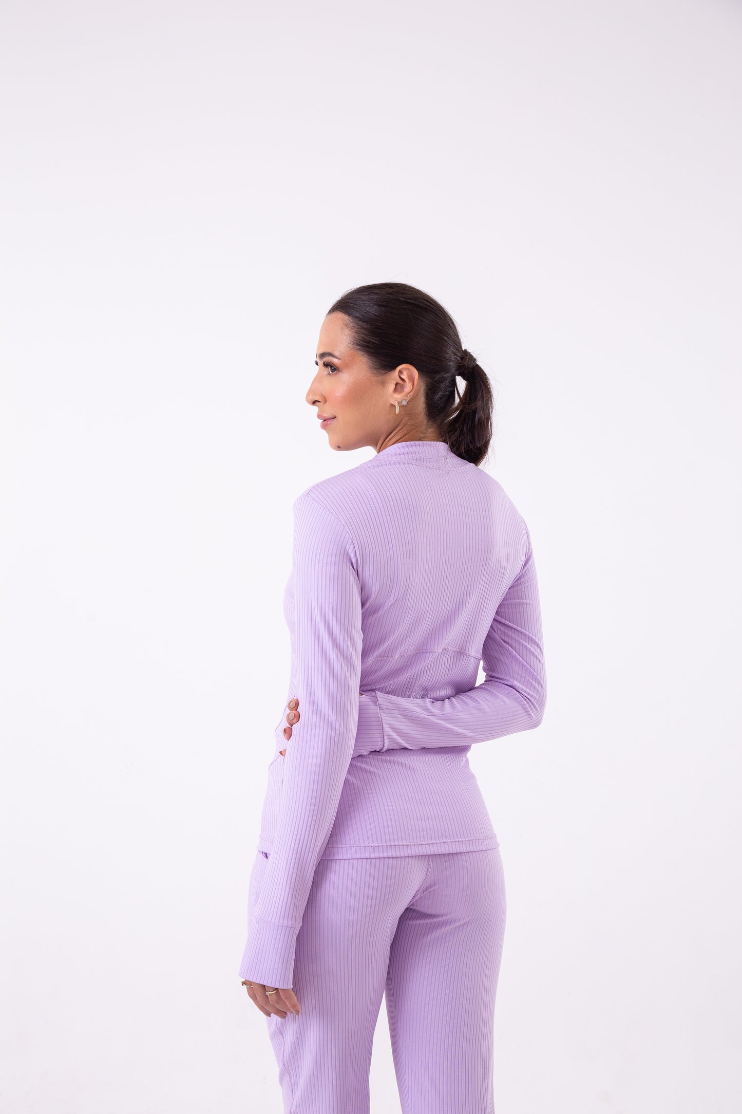 Lavender Ribbed Jacket