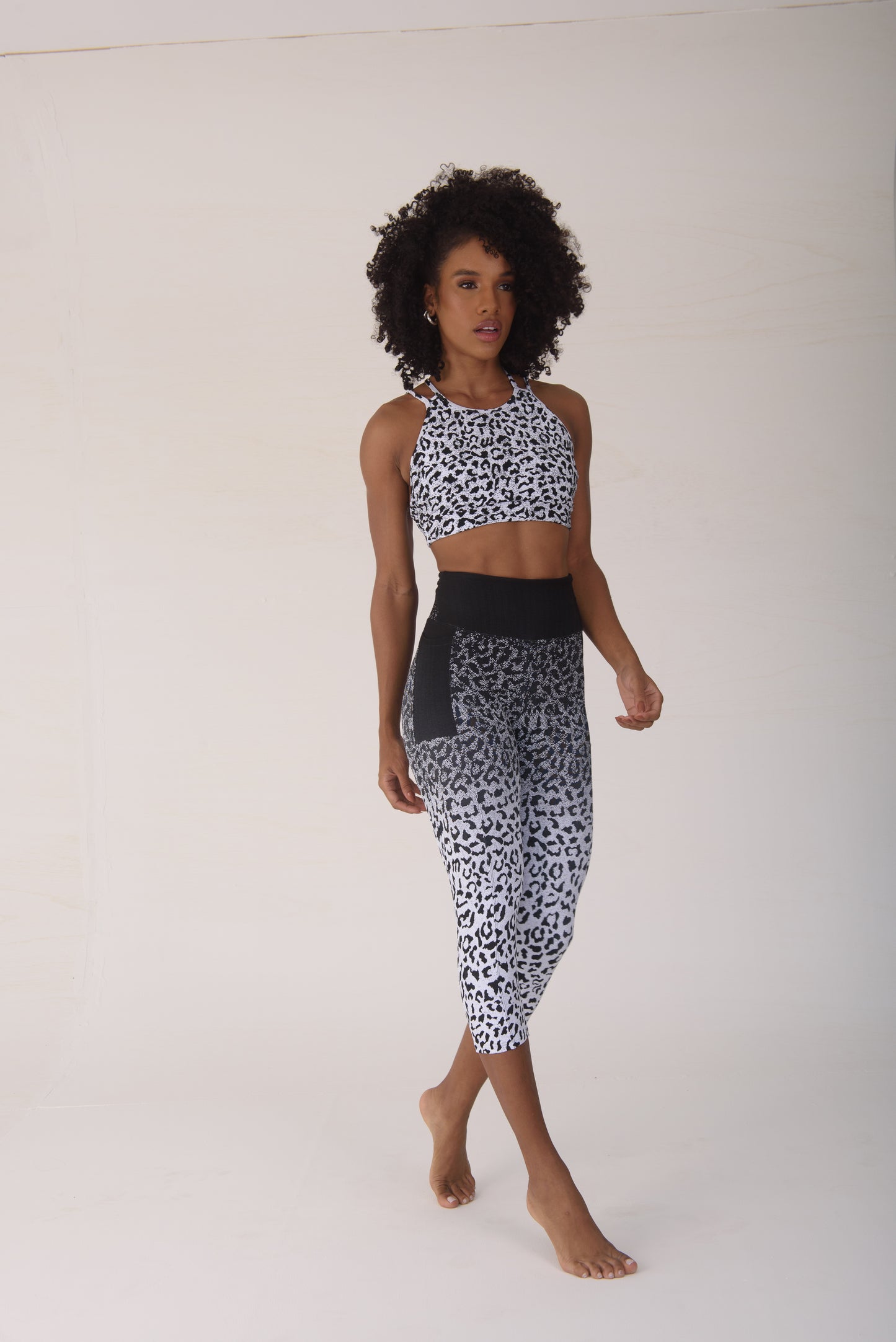 Ombre Animal One Pocket Capri