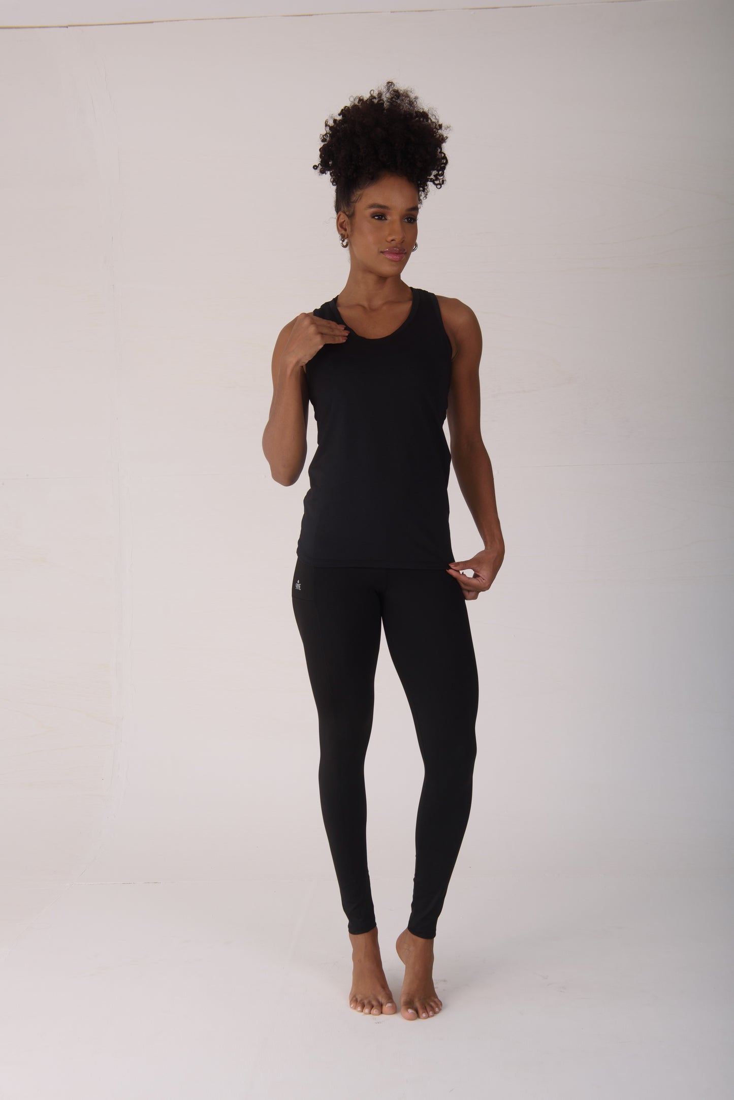 Black Racerback Tee