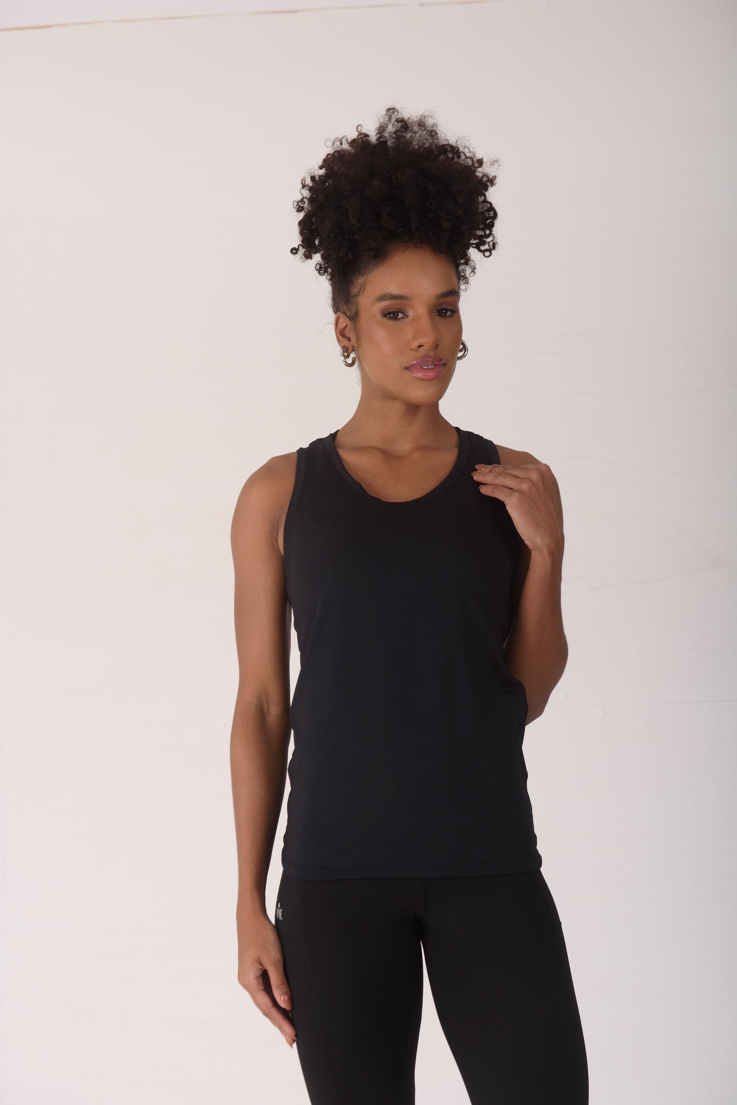 Black Racerback Tee