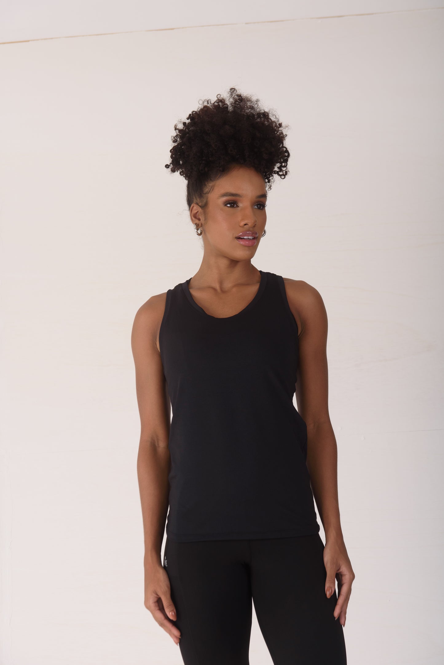 Black Racerback Tee