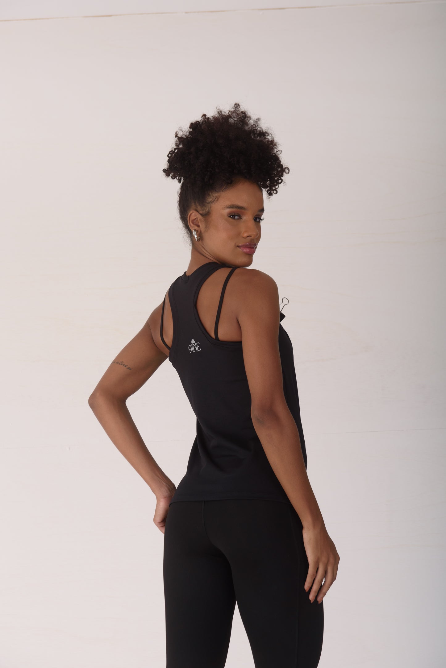 Black Racerback Tee