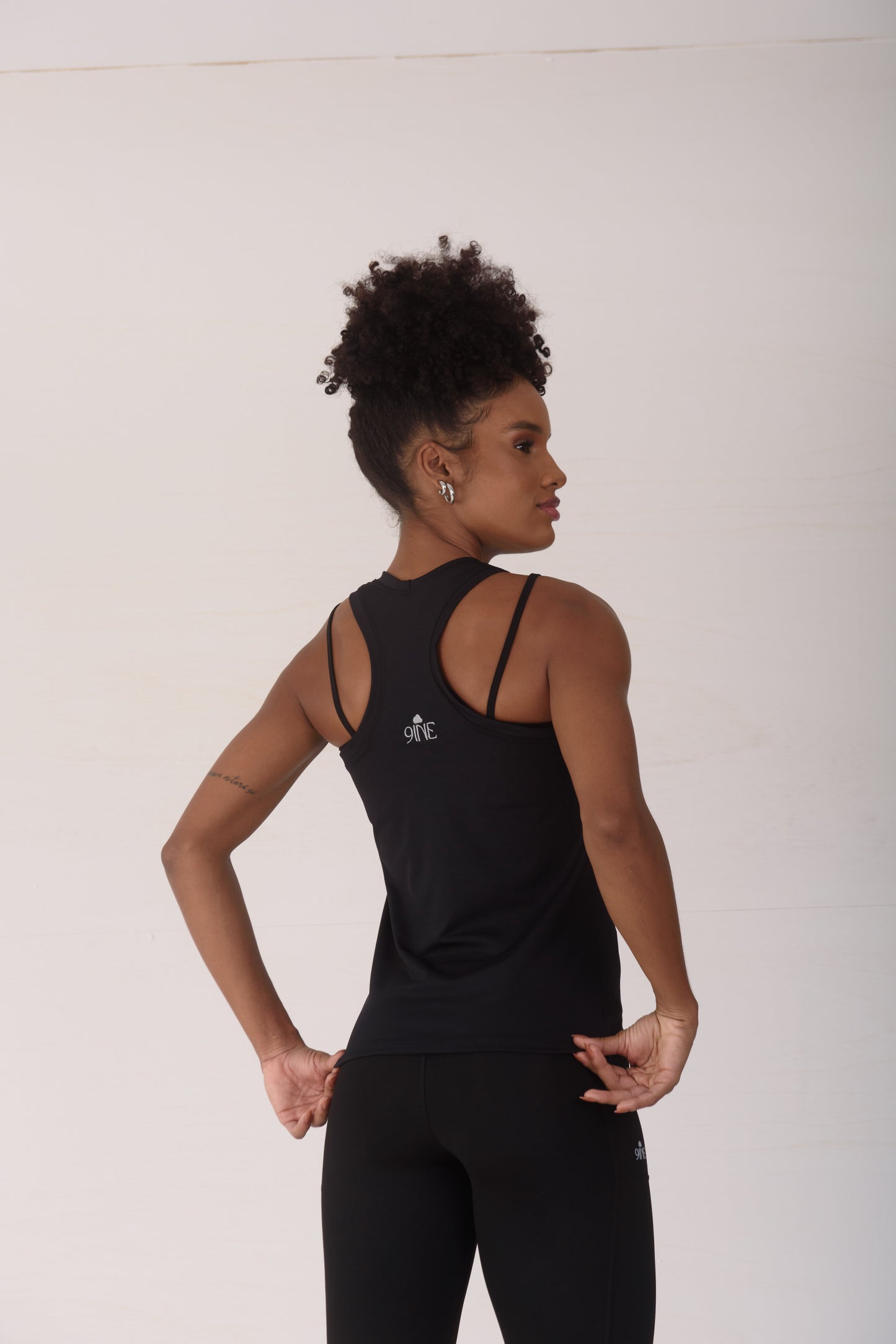 Black Racerback Tee