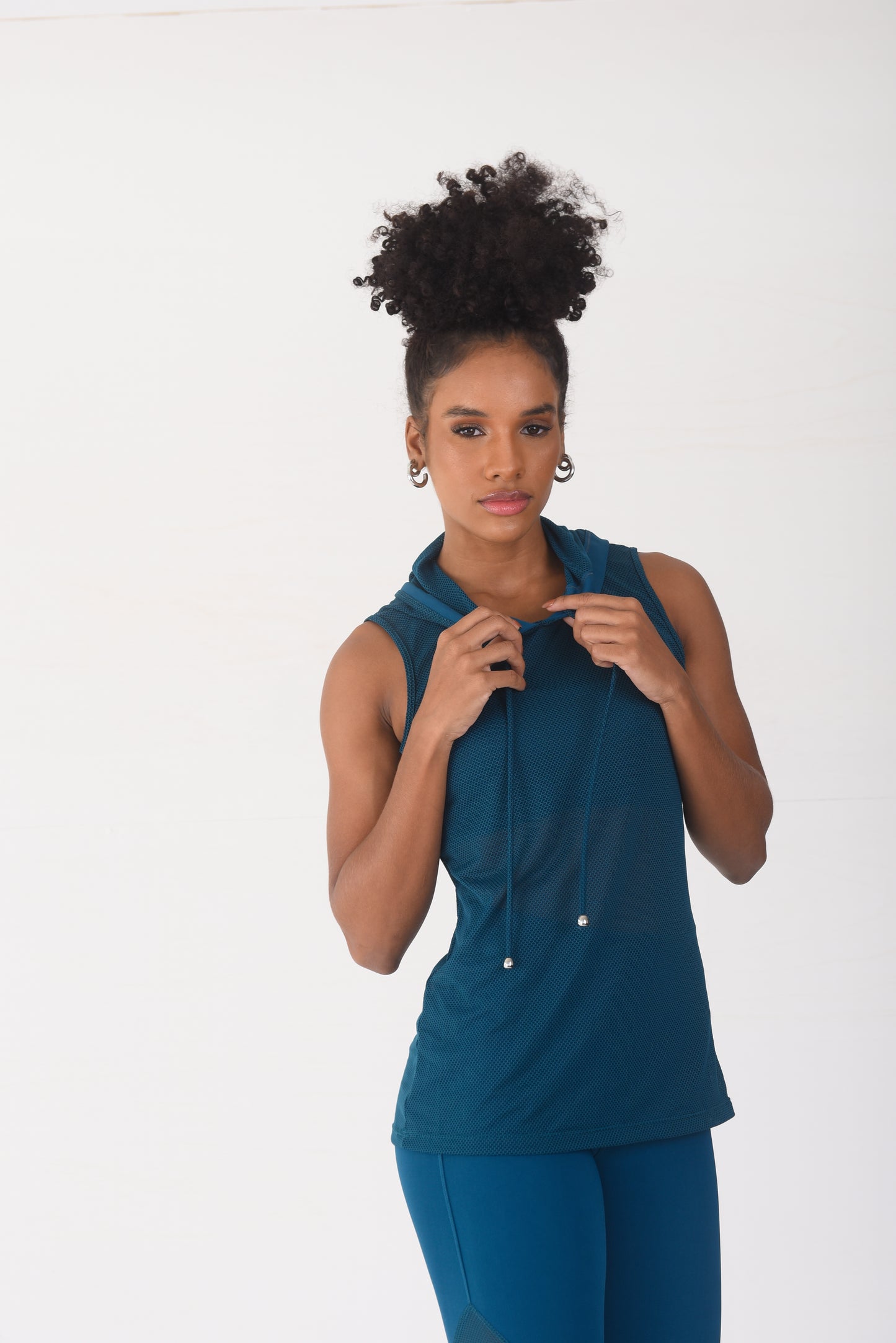 Jewel Luxe Mesh Hoodie