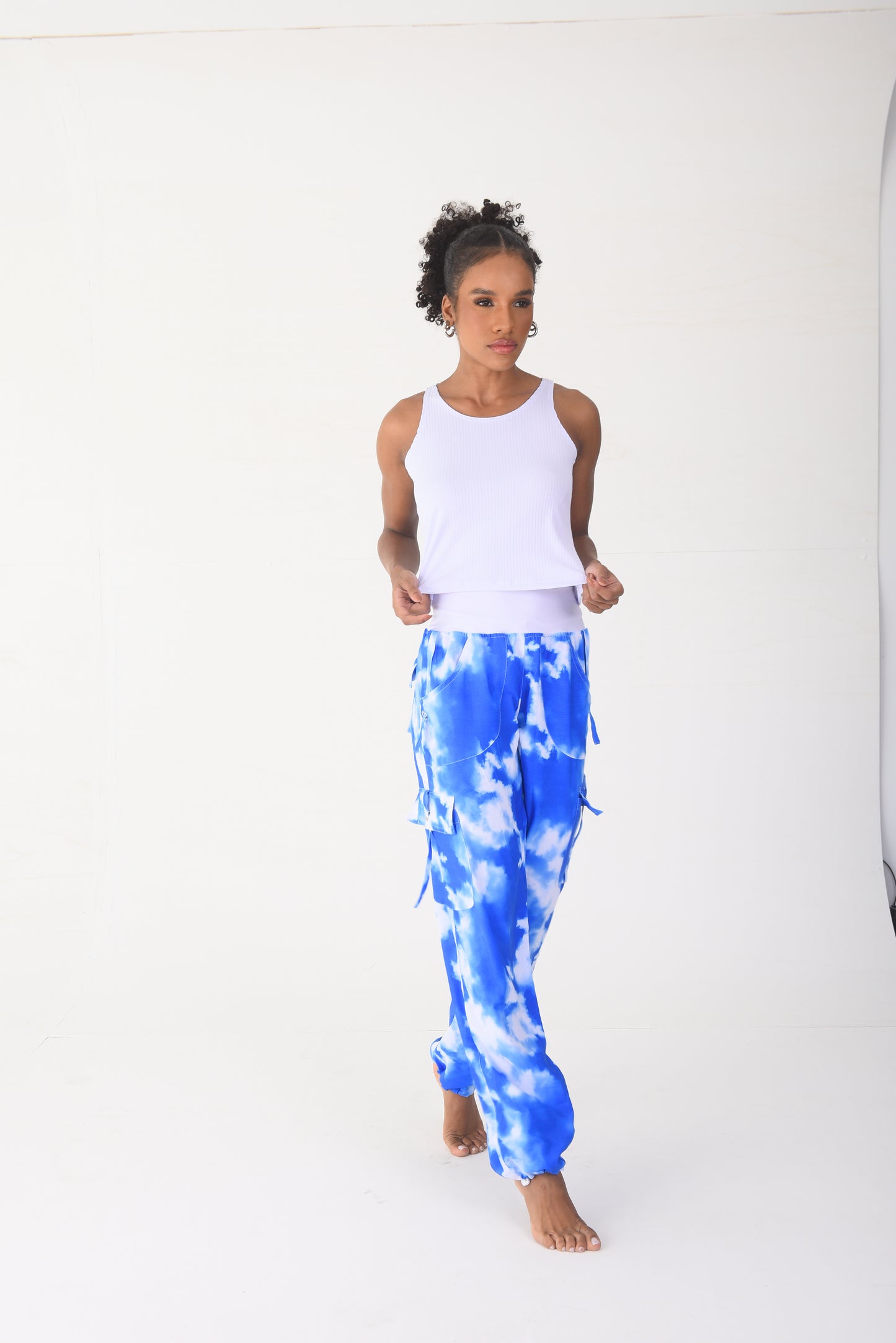 Cloud Tie Dye Cargo