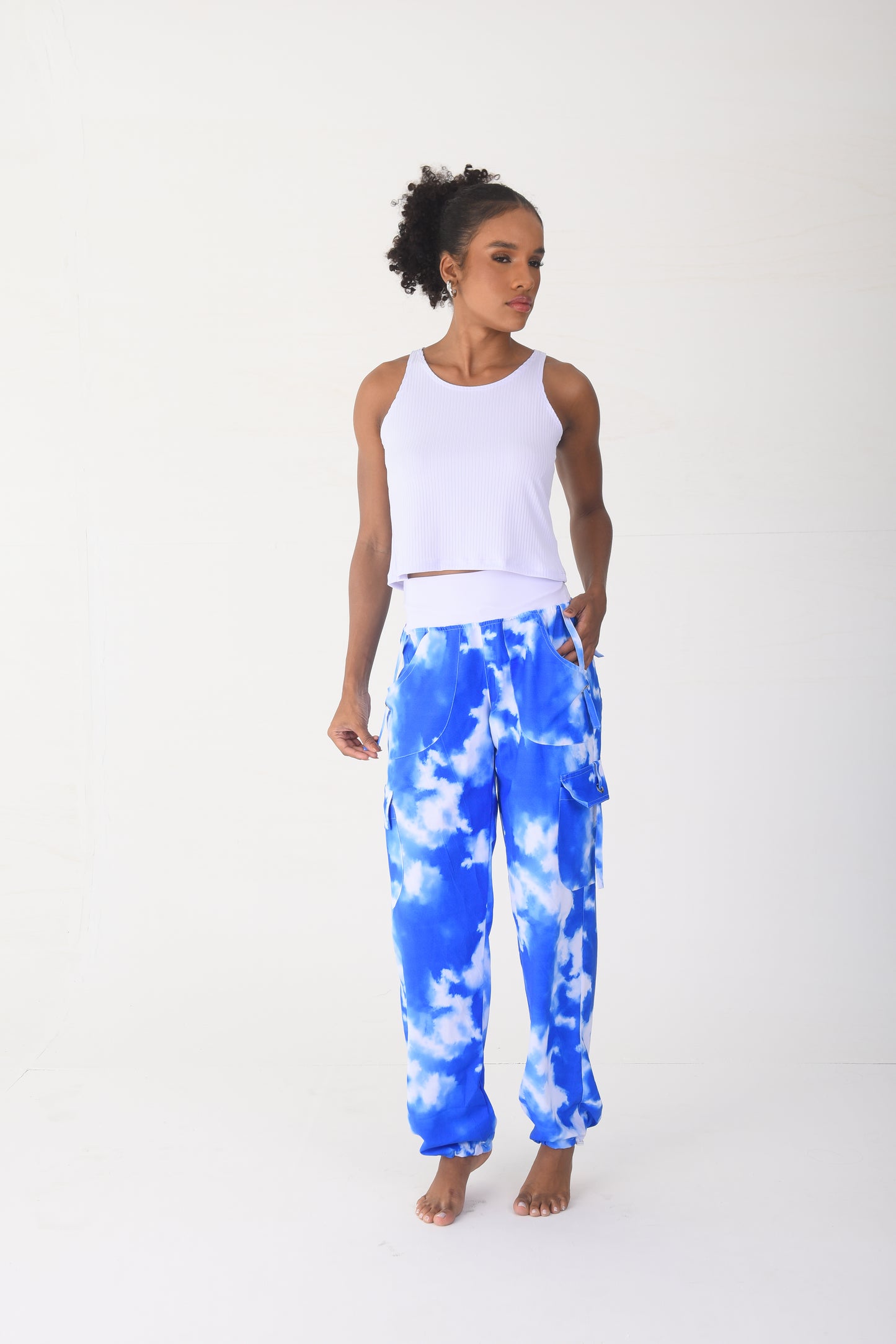 Cloud Tie Dye Cargo