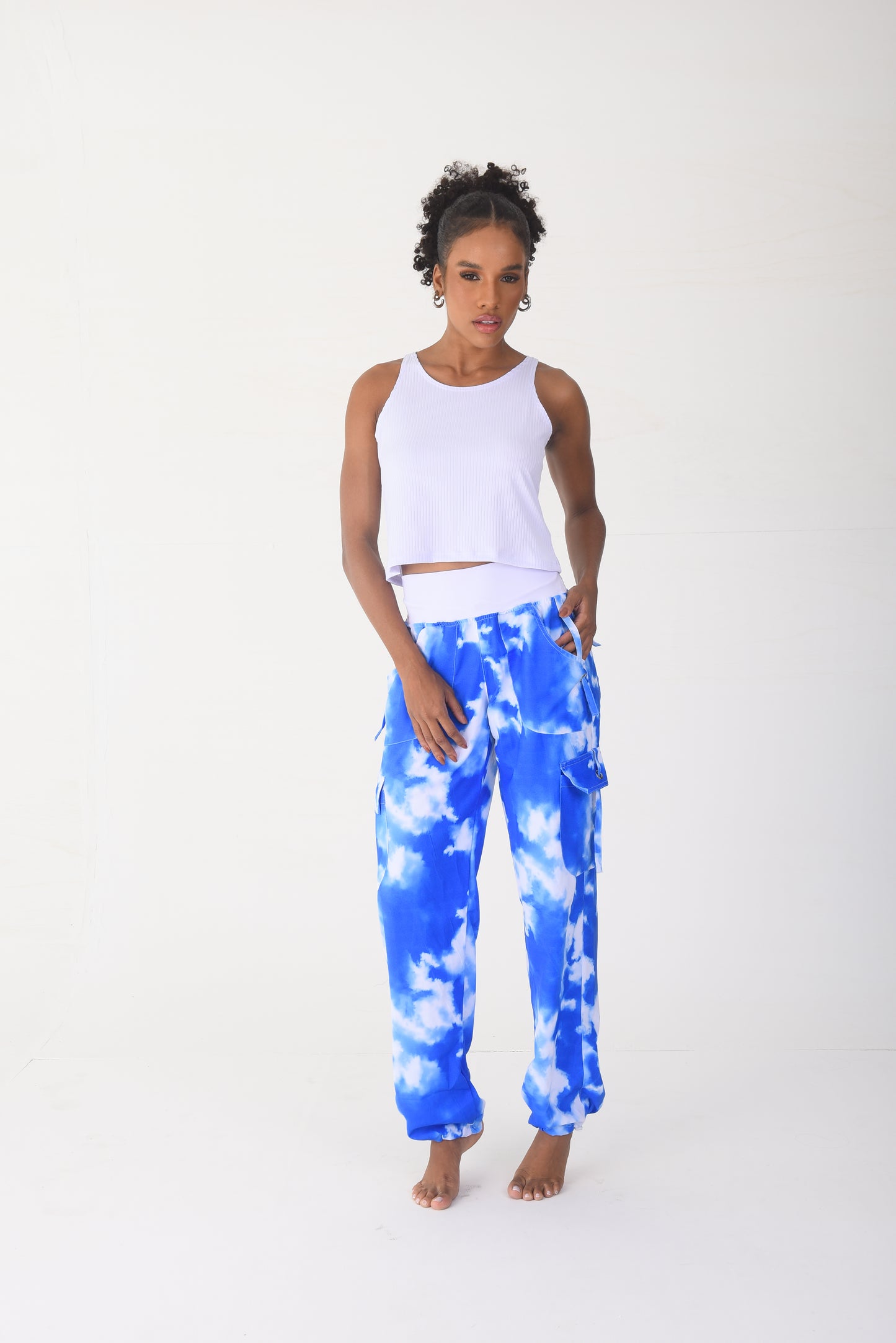 Cloud Tie Dye Cargo