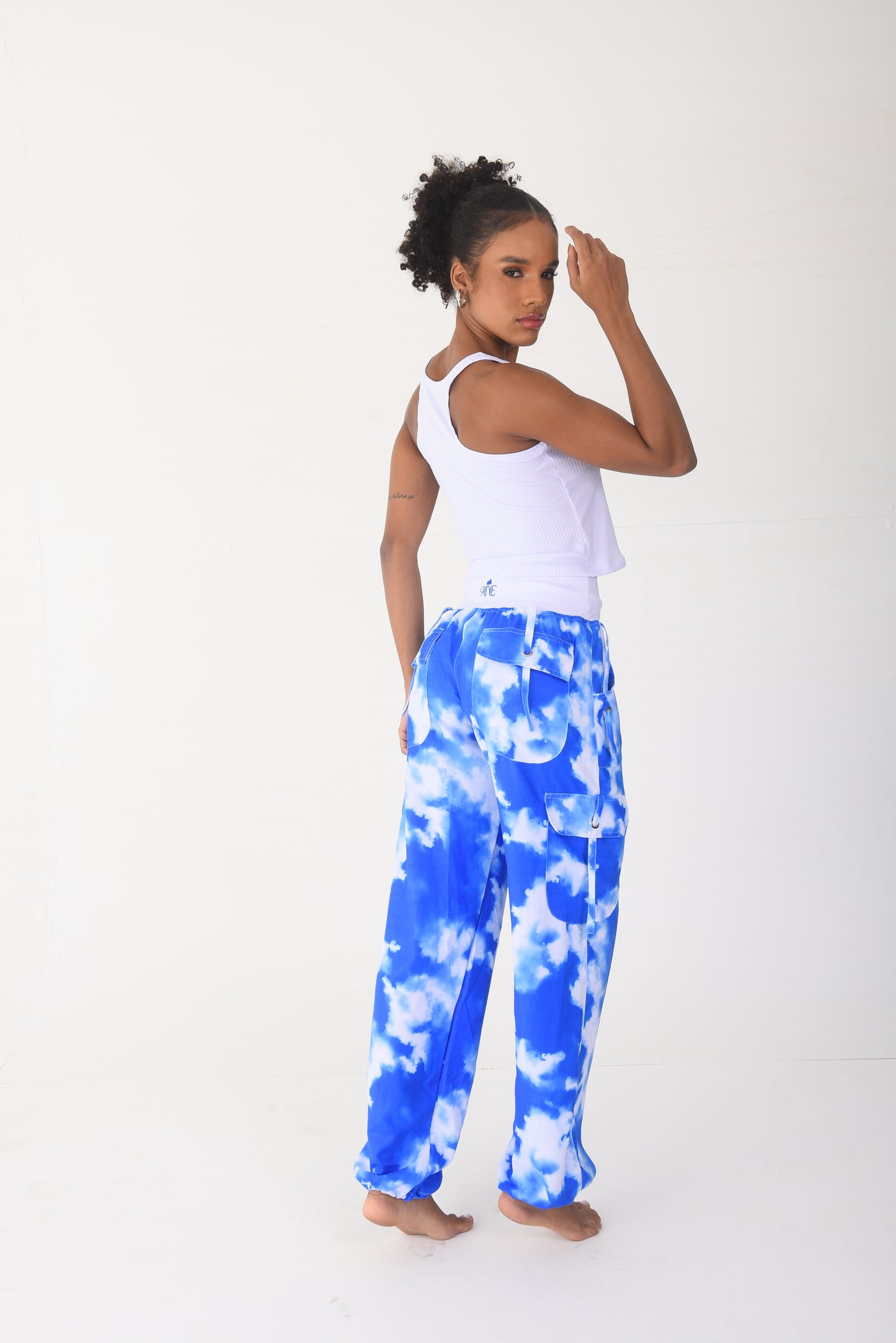 Cloud Tie Dye Cargo