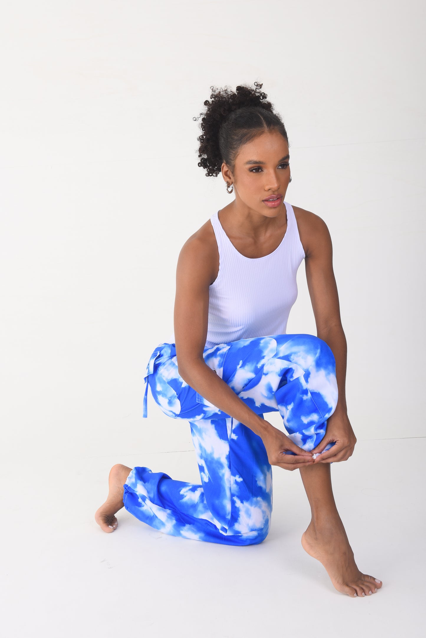 Cloud Tie Dye Cargo