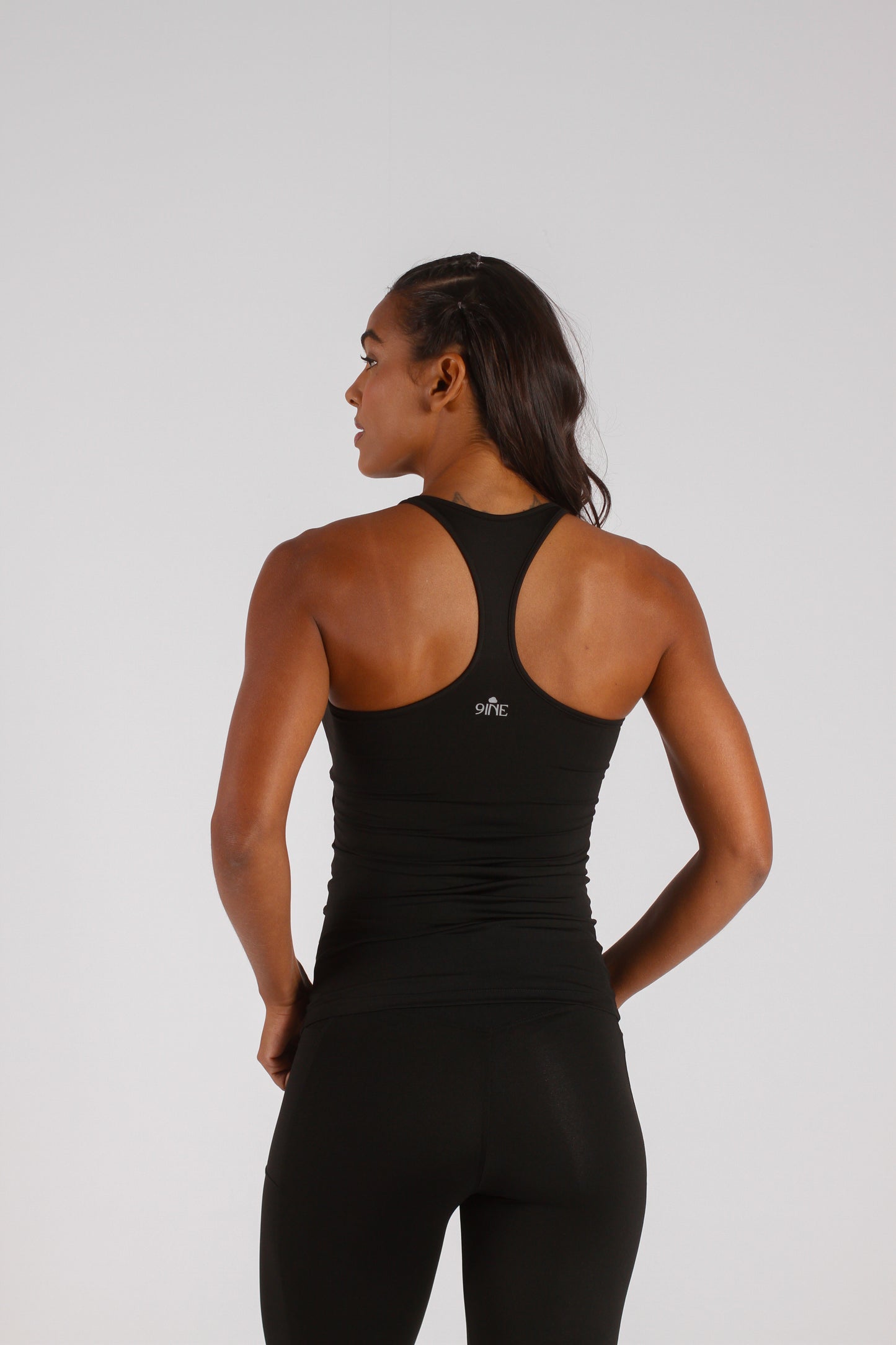 Black Racerback Tank