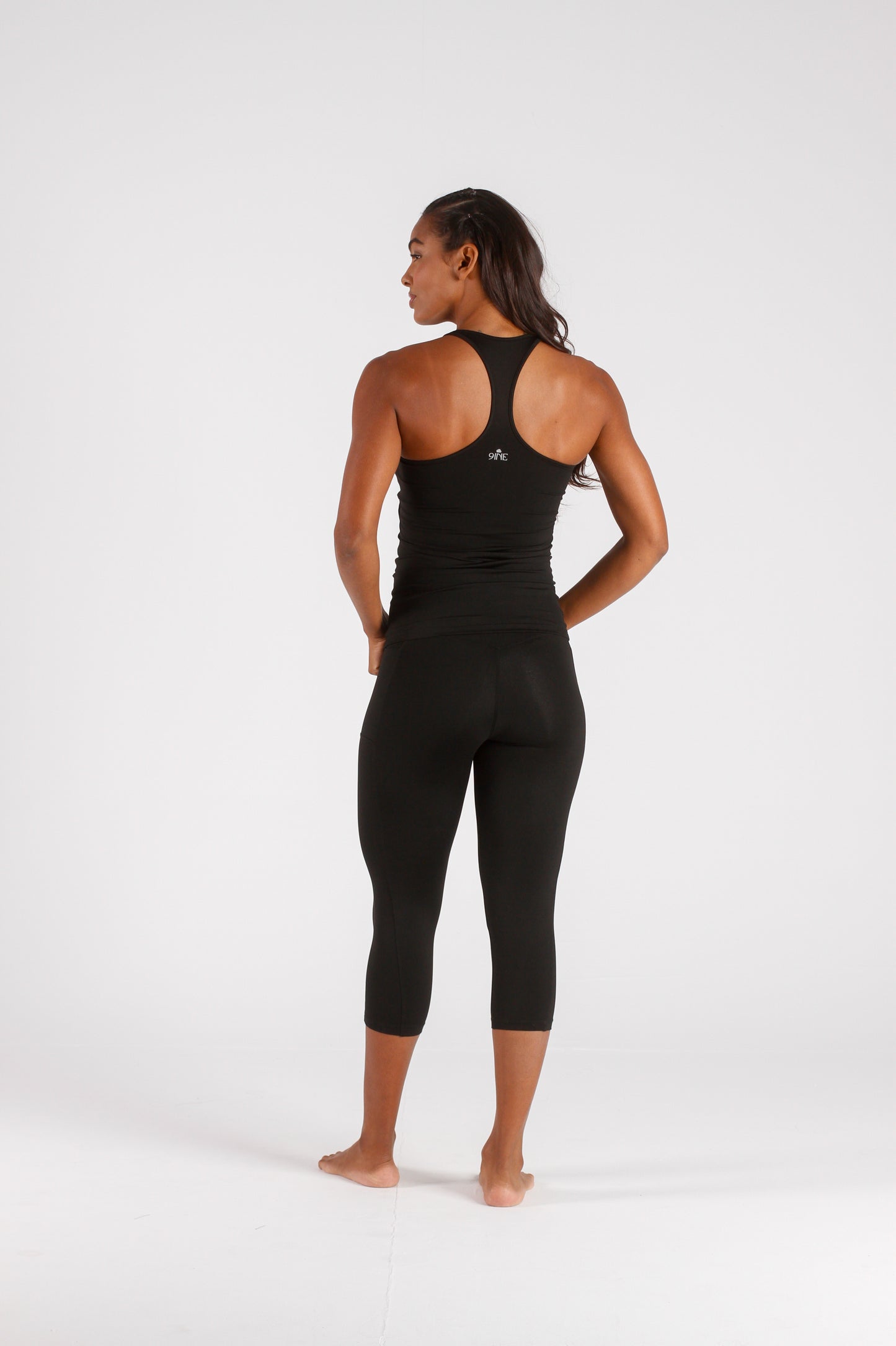 Black Racerback Tank