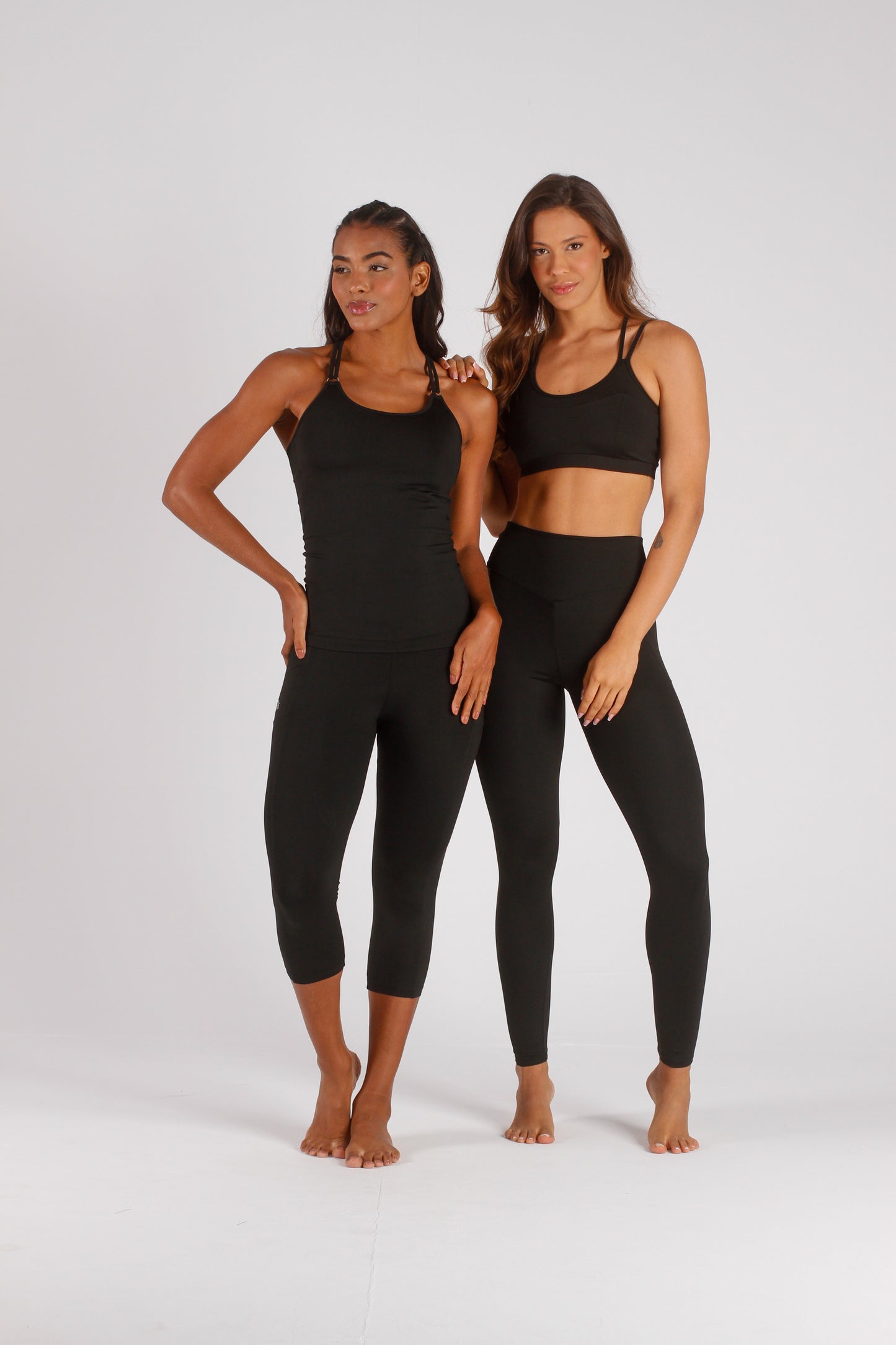 Black Pocket 3/4 Legging
