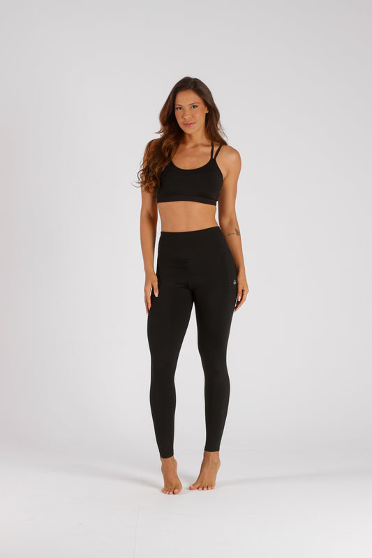 Black Pocket Legging