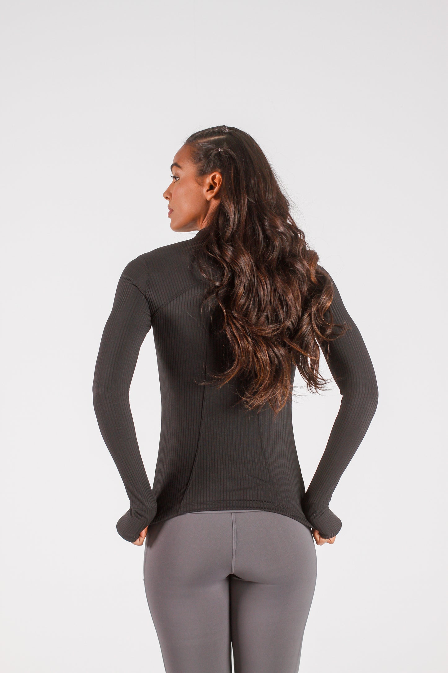 Black Ribbed Jacket