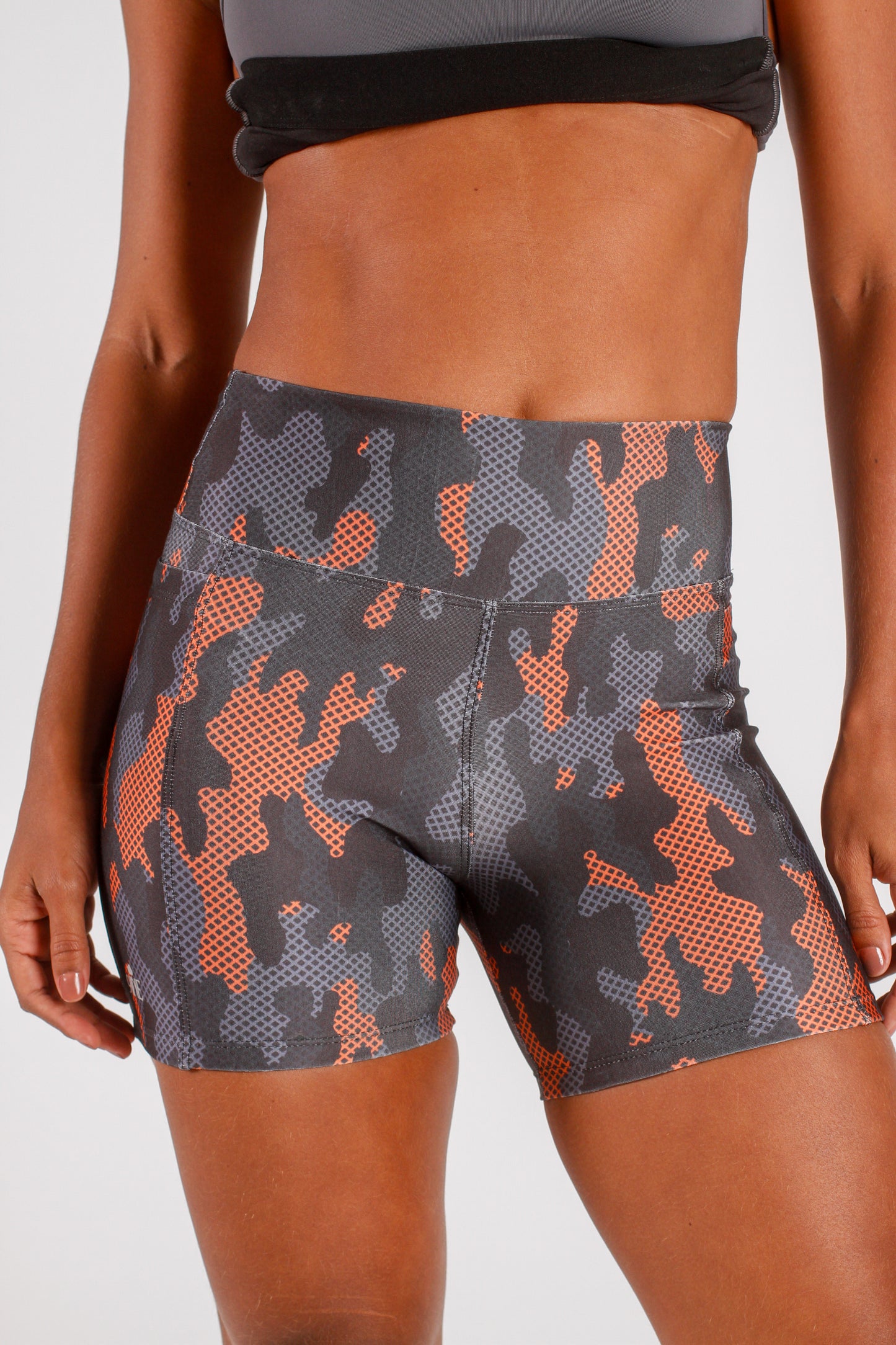 Orange Camo Pocket Short