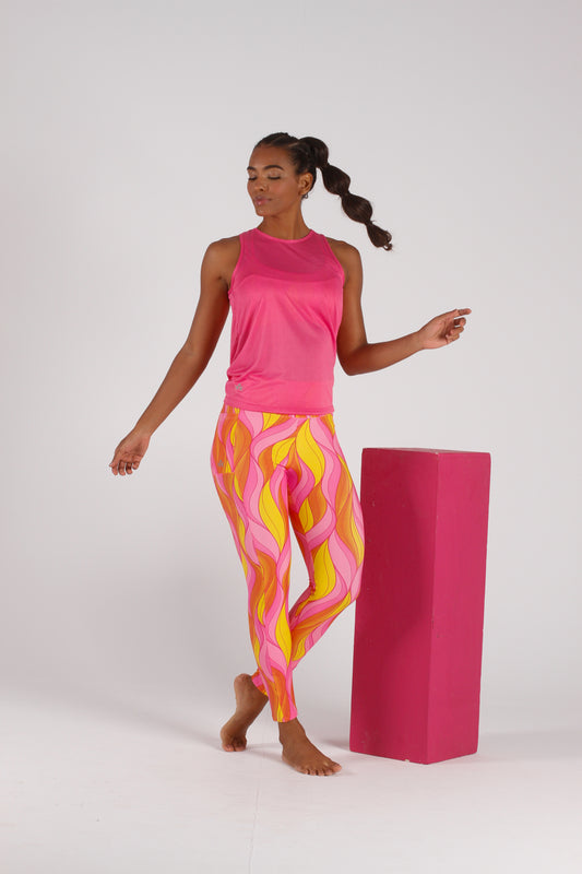 Light Pink Tie Back Tank