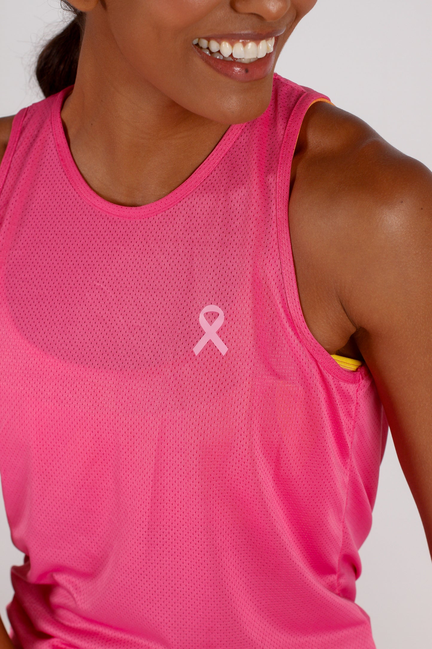 Heart Light Pink Tie Back Tank