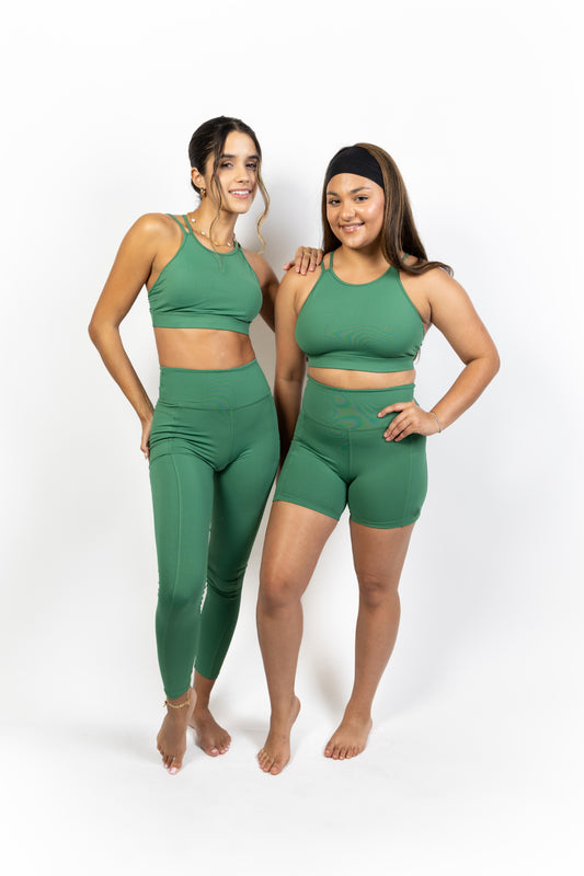 Green Pocket Legging