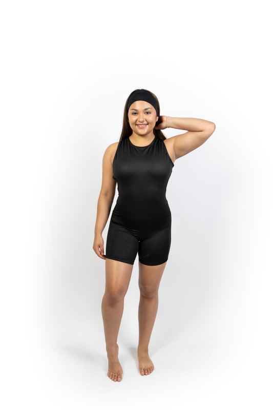 Black Long Leotard