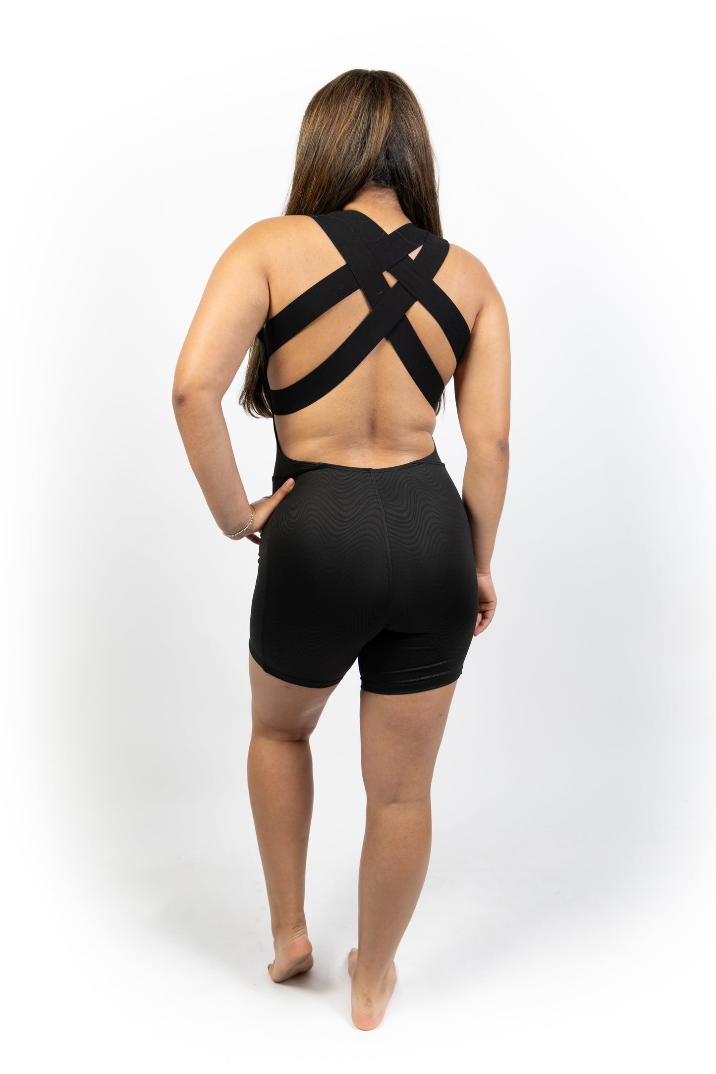 Black Short Leotard