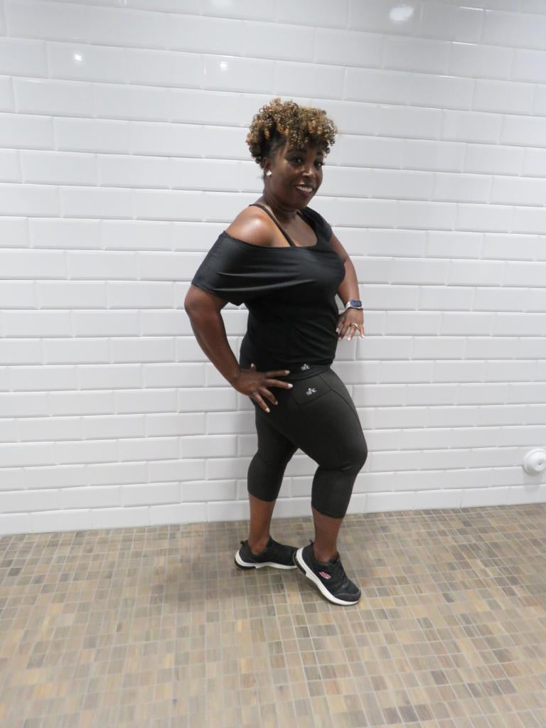 Black Pocket 3/4 Legging