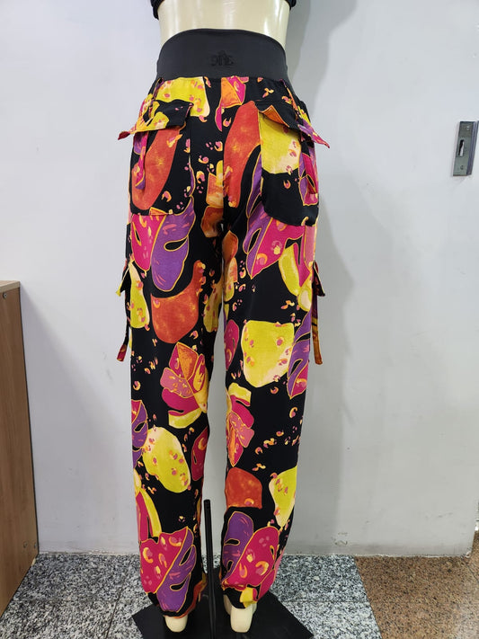 Printed Cargo Pant